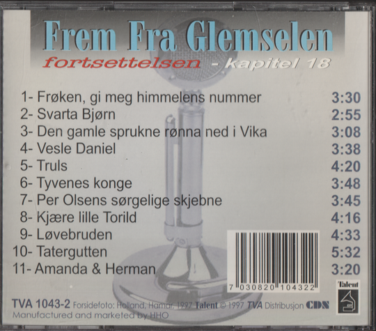 Rita Engebretsen & Helge Borglund. 2000. Frem fra glemselen – Fortsettelsen kapittel 18. CD.
