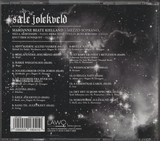 Marianne Beate Kielland. 2011. Stille jolekveld. CD.