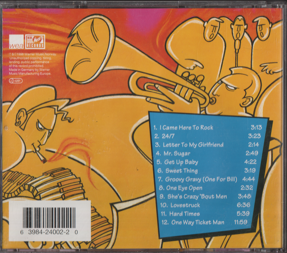 Vidar Busk & His True Believers, 1998, I Came Here To Rock. CD.
