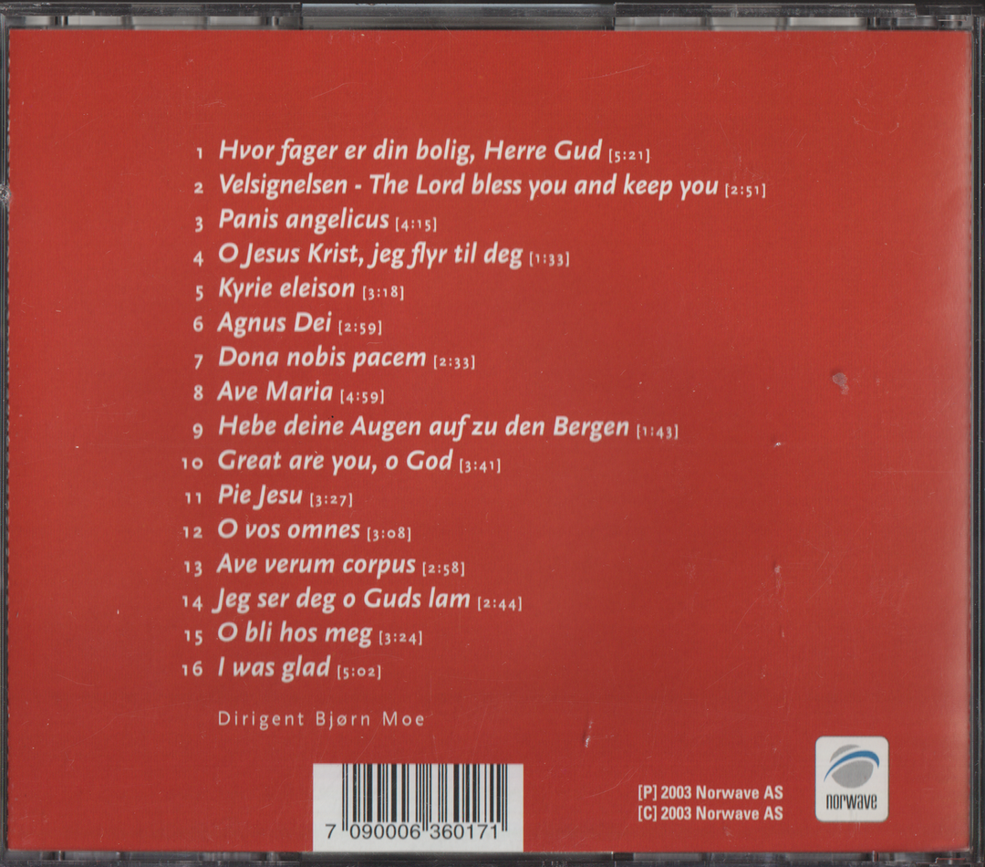 Nidarosdomens Guttekor, 2003, Evige øyeblikk. CD.