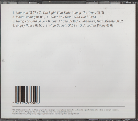 Sivert Høyem, 2009, Moon Landing. CD.