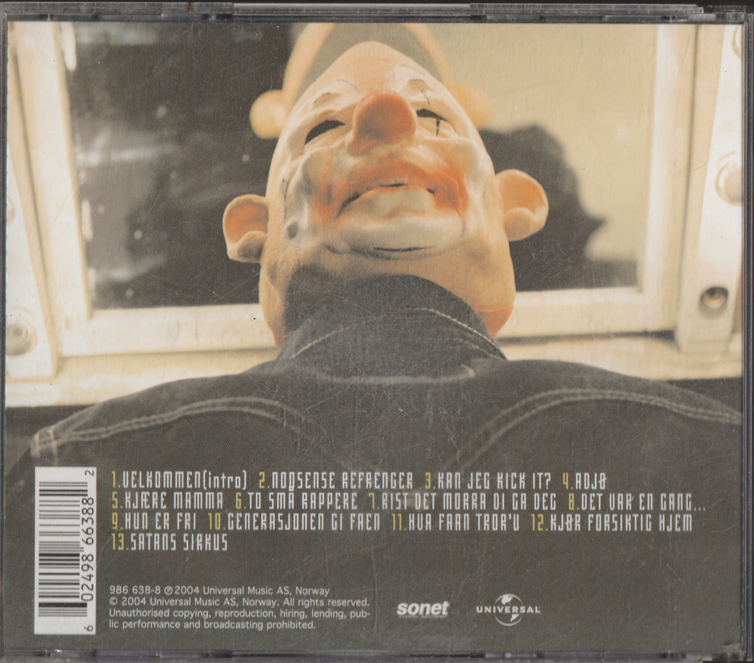 Apollo. 2003. Satansirkus. CD.