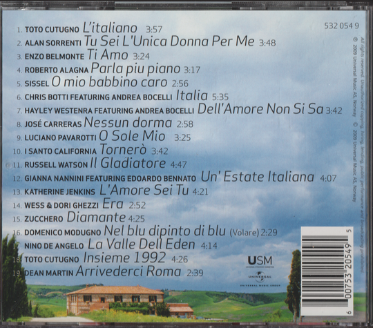 Various Artists. 2002. Italia i våre hjerter. CD.