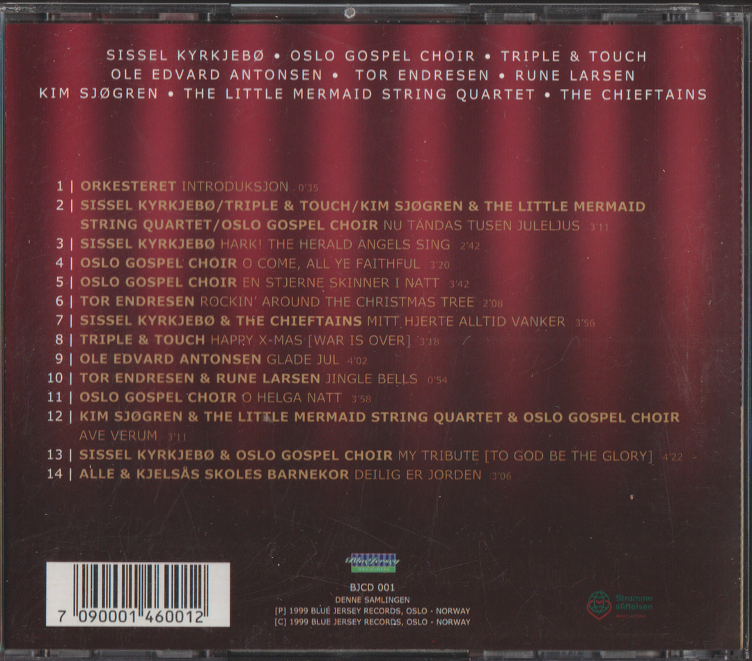 Various Artists. 2007. Julekonserten – 10 år. CD.