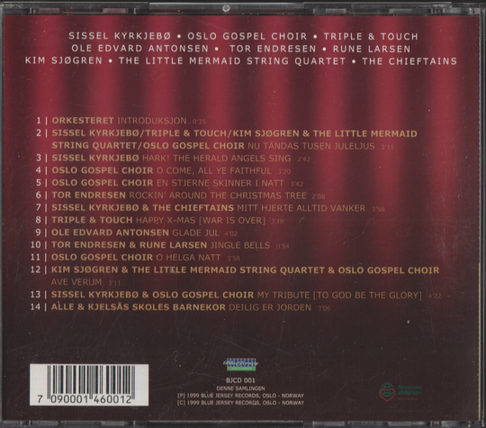 Various Artists. 2007. Julekonserten – 10 år. CD.