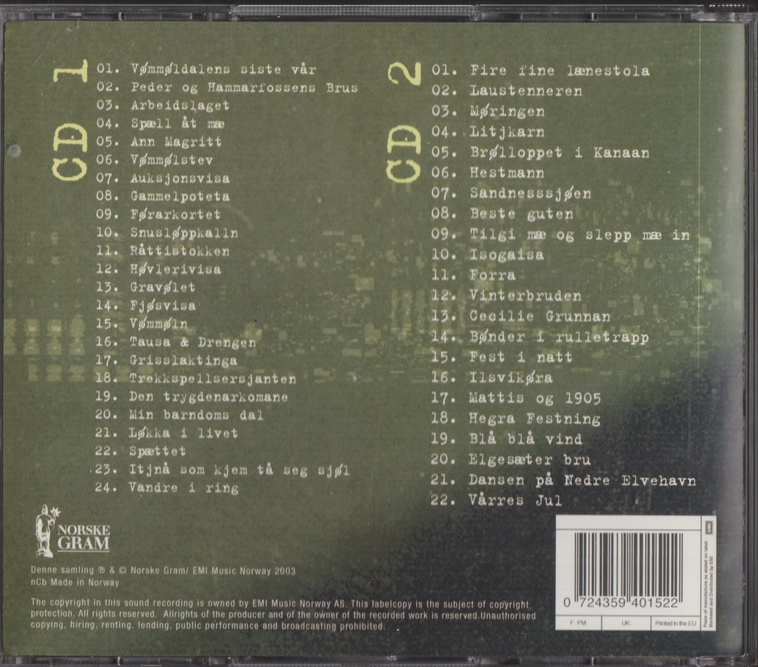 Hans Rotmo (2003) "Spæll åt mæ". CD.