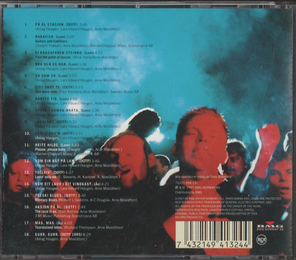 Hellbillies (1996) Live Laga. CD.