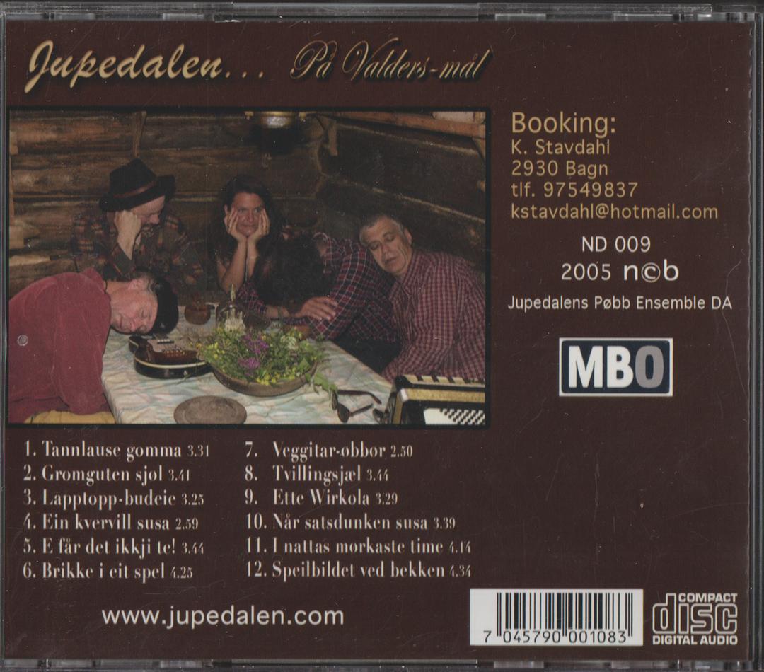 Jupedalen... (2005) På Valders-mål. CD.