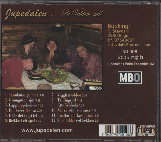 Jupedalen... (2005) På Valders-mål. CD.