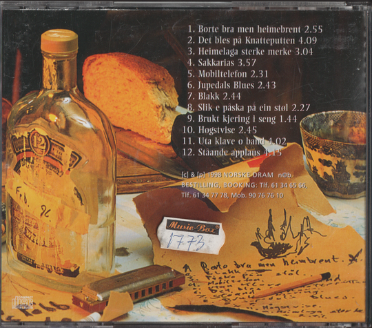 Jupedalens Pøbb Ensemble (1996) Borte bra men heimebrent. CD.