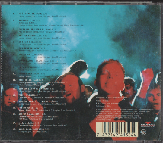 Hellbillies (1996) Live Laga. CD.