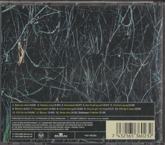 Hellbillies (1997) Sol Over Livet. CD.