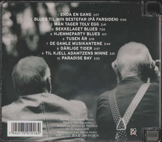 Odd Børretzen & Lars Martin Myhre. 2010. Syv sørgelige sanger og tre triste. CD.