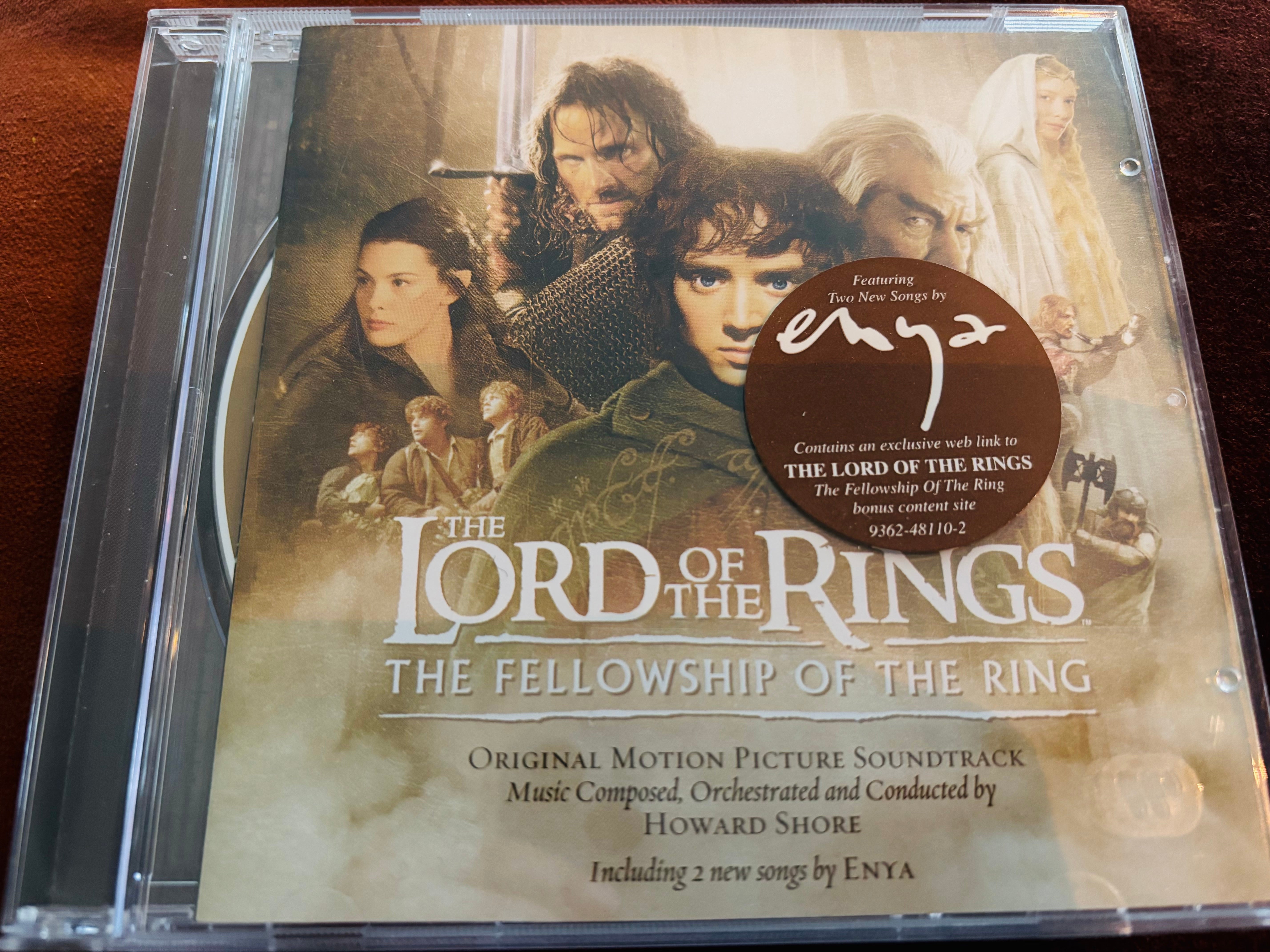 The Lord of the Rings - The Fellowship of the Ring. CD.