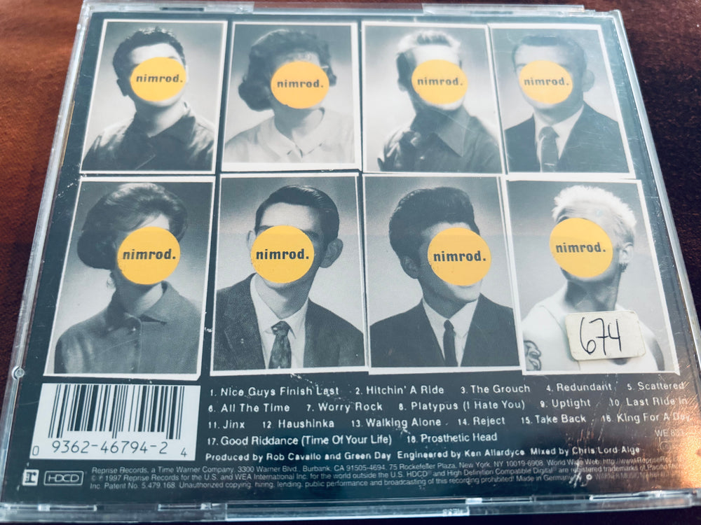 Green Day - Nimrod. CD.