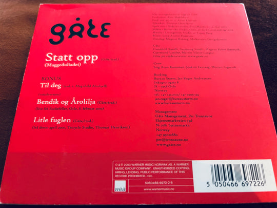 Gåte - Statt opp (Maggeduliadei). CD.