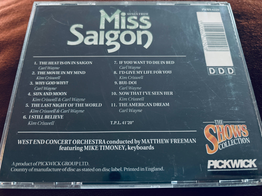 Miss Saigon. CD.