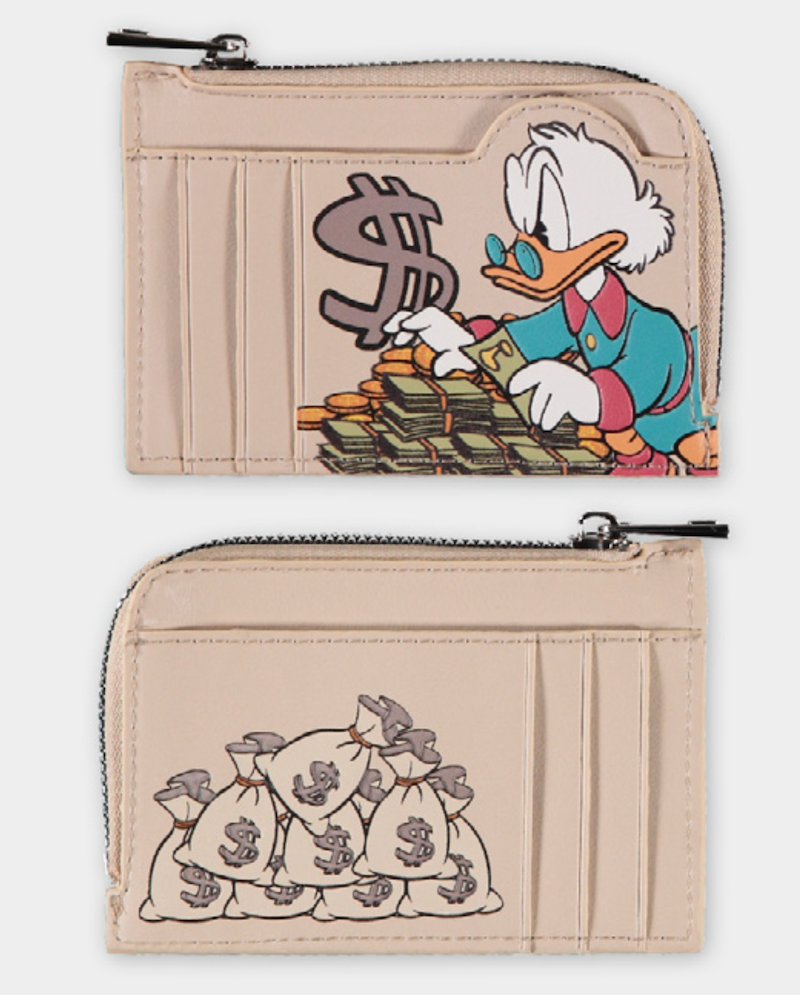 DISNEY - Uncle Scrooge - Beige Card Holder