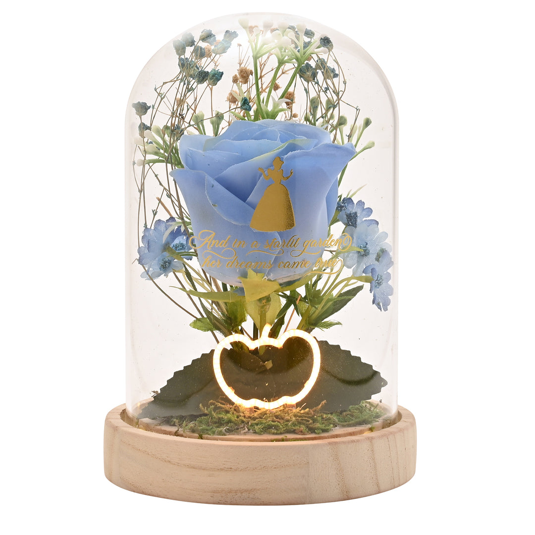 DISNEY PRINCESS - Cinderella - Floral Cloche with a Neon Light
