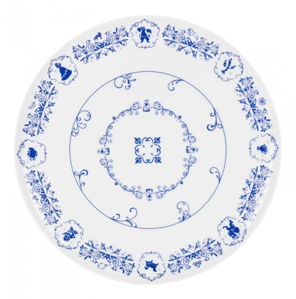 DISNEY - BEAUTY & THE BEAST - Round Cake Dish 'Porcelain'