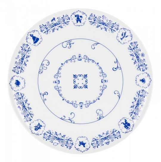 DISNEY - BEAUTY & THE BEAST - Round Cake Dish 'Porcelain'