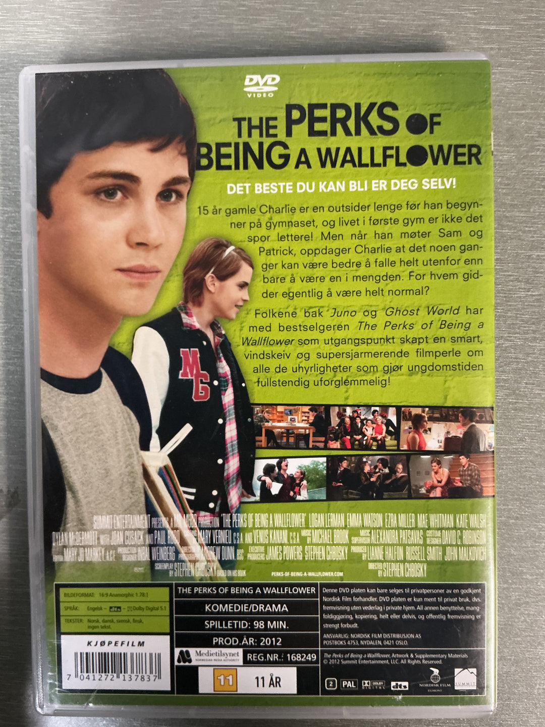 The Perks of Being a Wallflower. 2012. DVD.