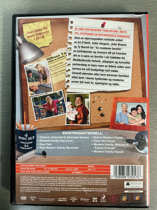 Modern Family: Sesong 1. 2009. DVD.