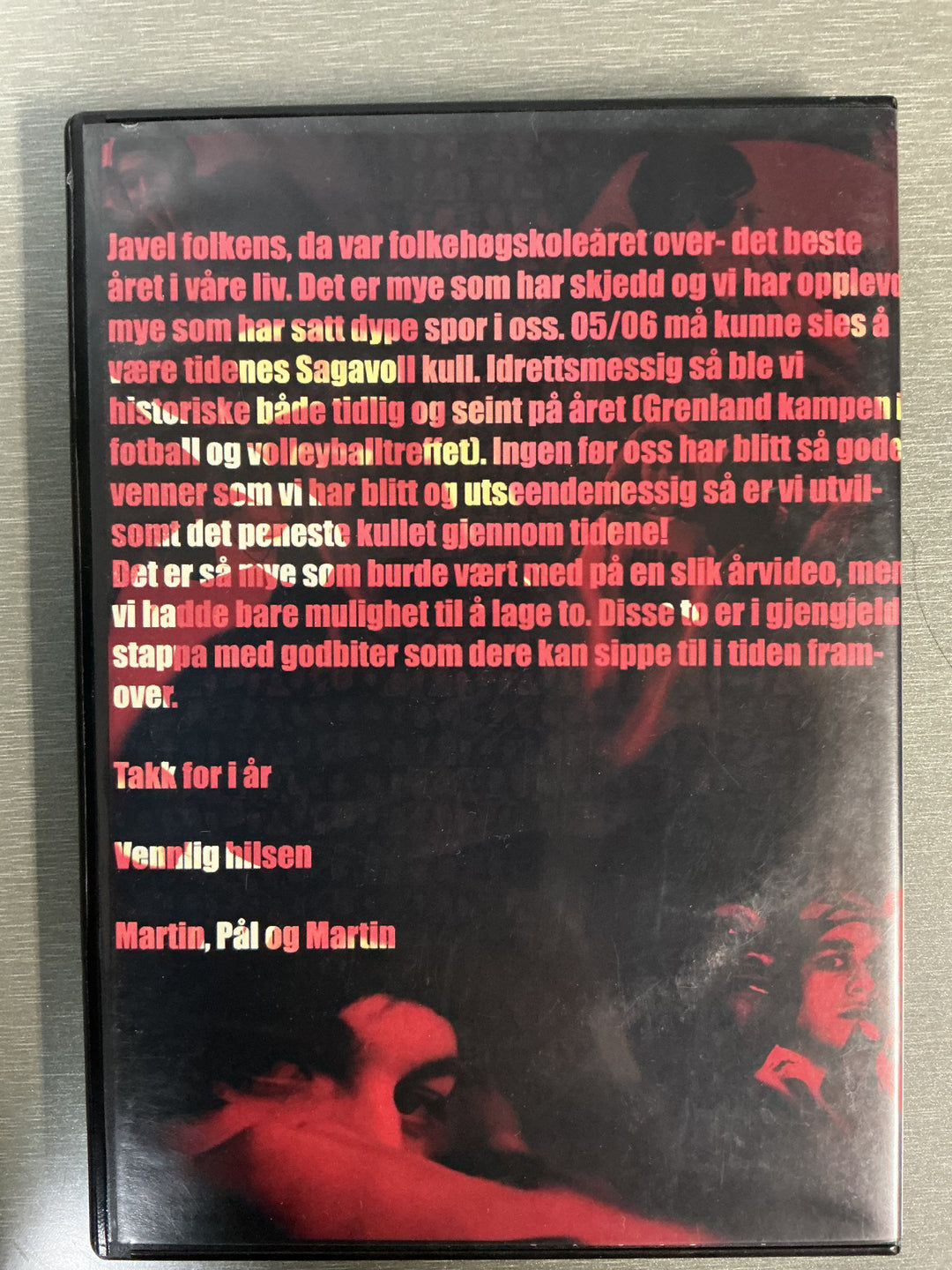Sagavoll folkehøgskole 05/06. DVD.