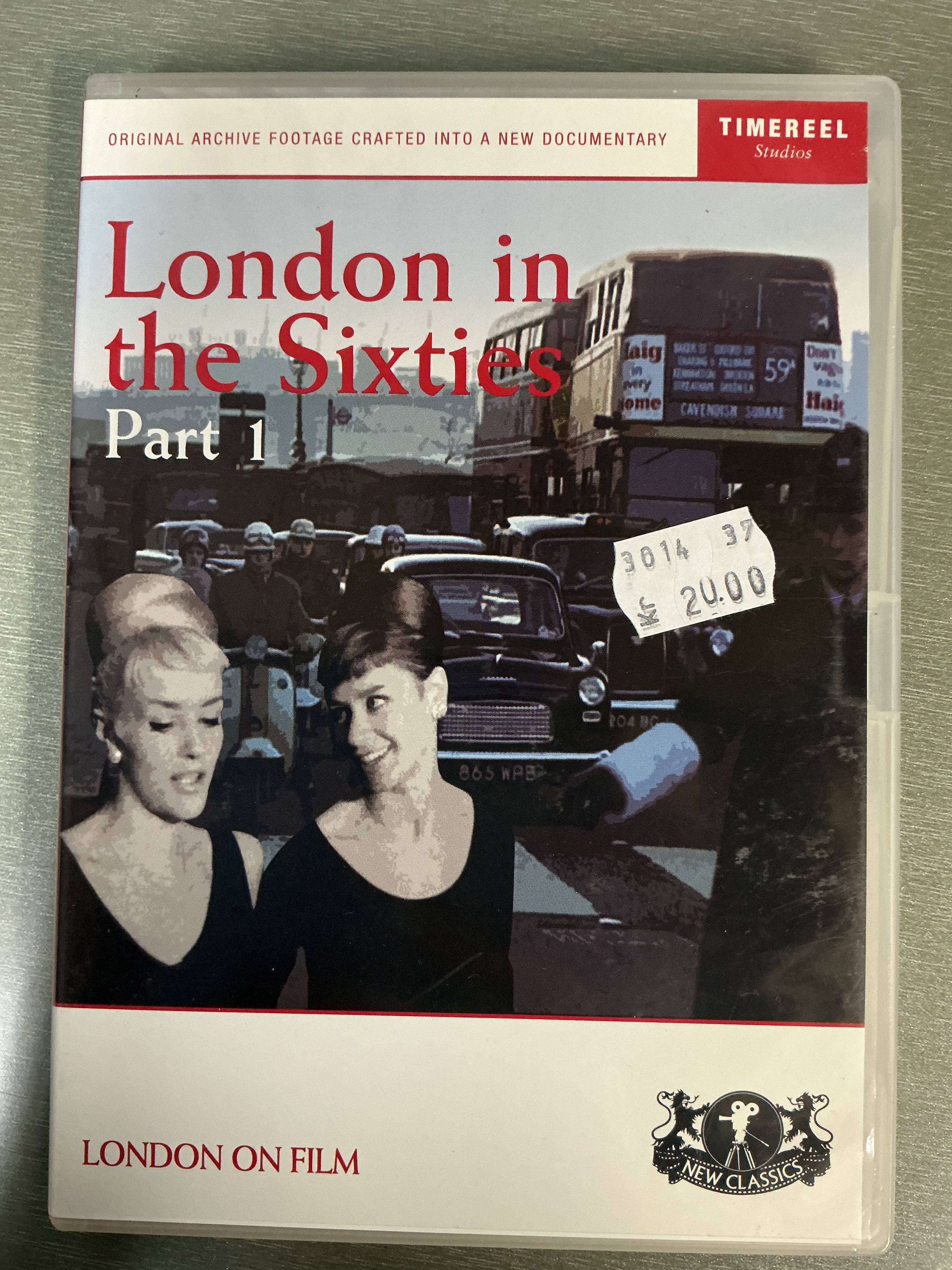 London in the Sixties - Part 1. DVD.