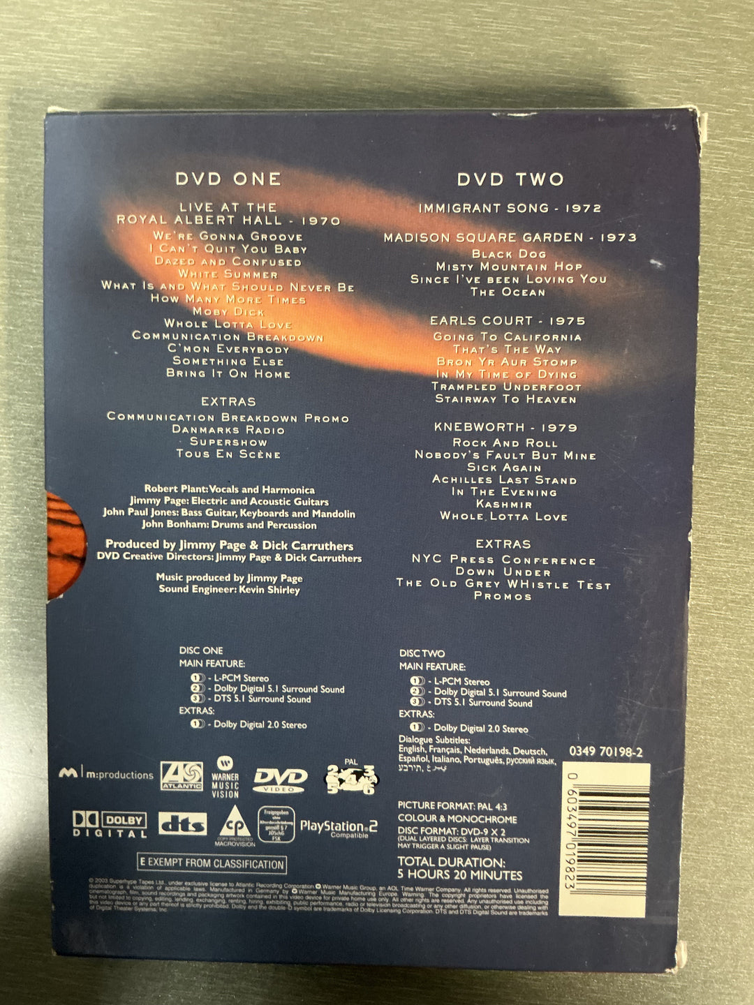 Led Zeppelin (DVD set). DVD.