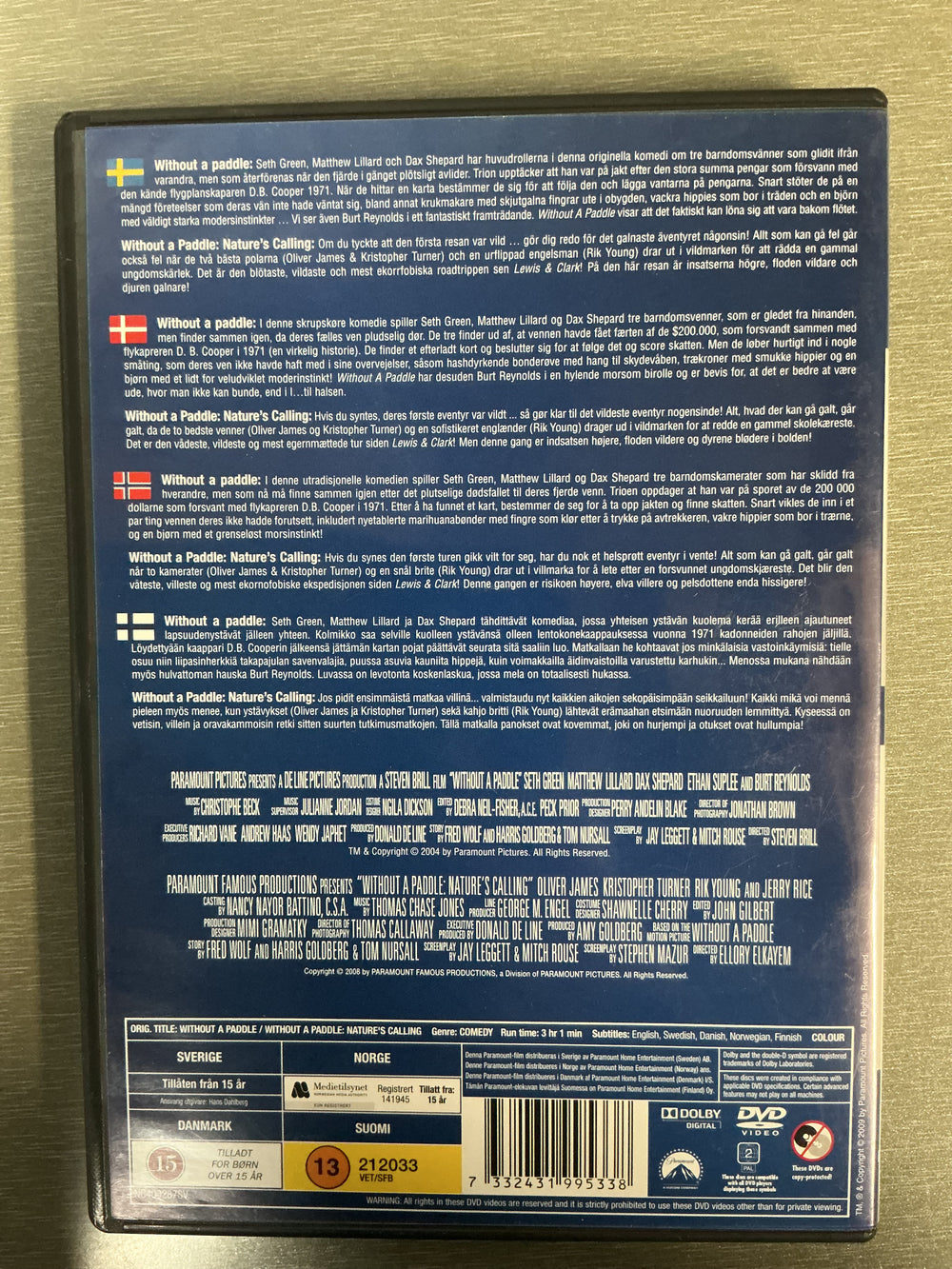Without a Paddle / Without a Paddle: Nature’s Calling. 2004. DVD.