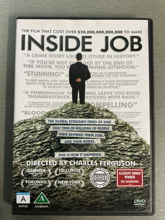 Inside Job (2010). DVD.