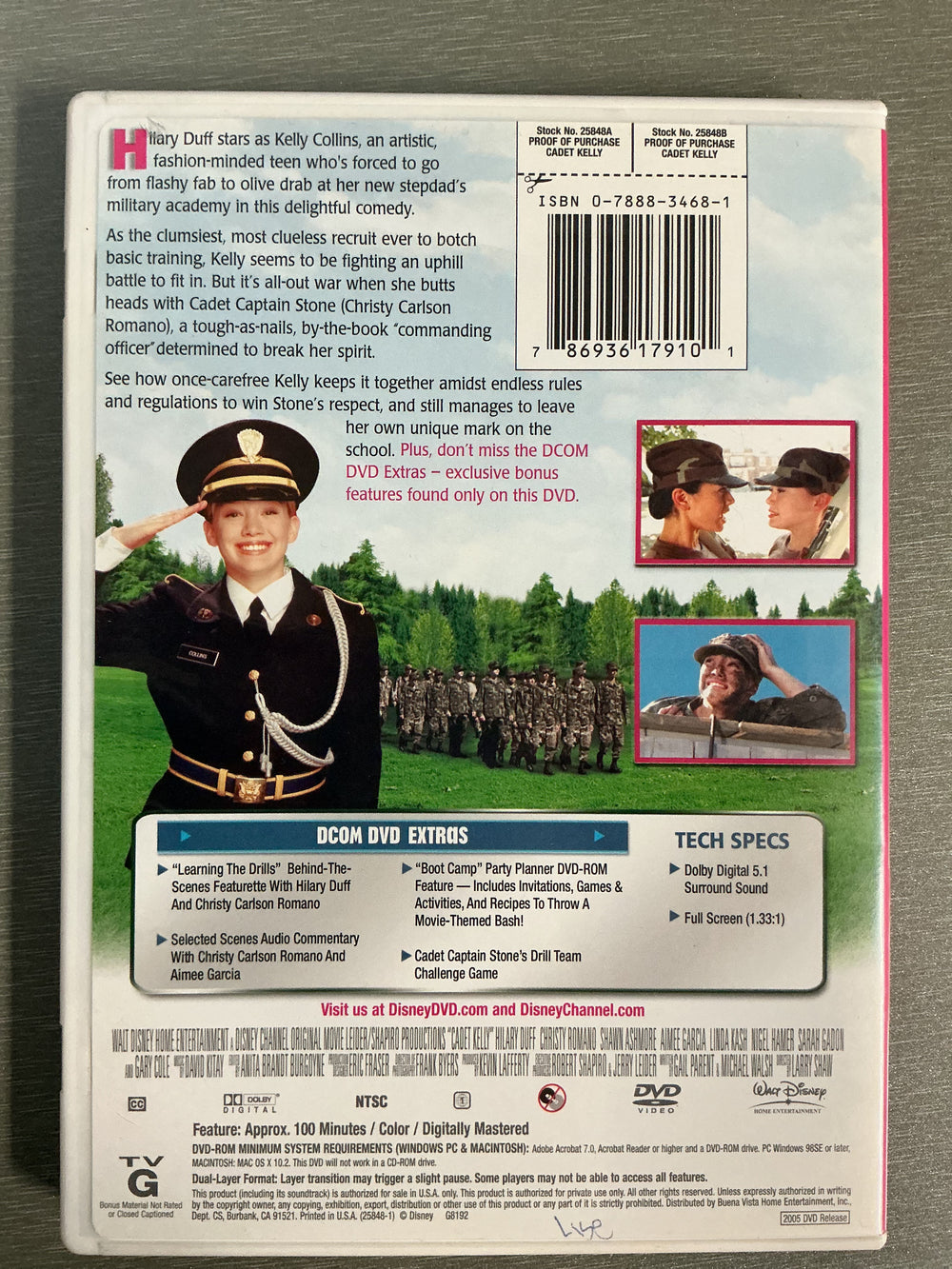 Cadet Kelly (2002). DVD.