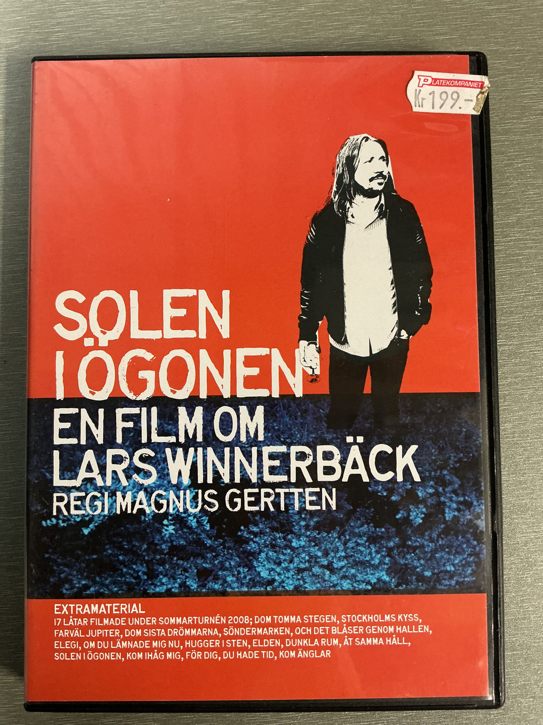 Solen i øgonen: En film om Lars Winnerbäck. DVD.
