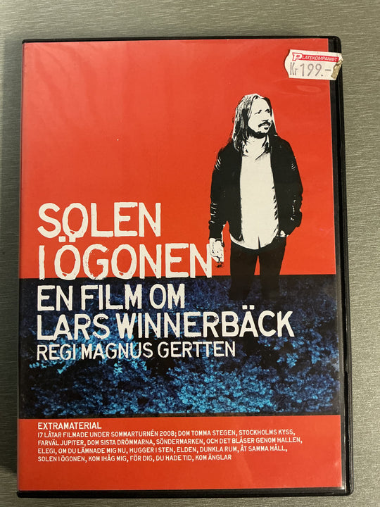 Solen i øgonen: En film om Lars Winnerbäck. DVD.