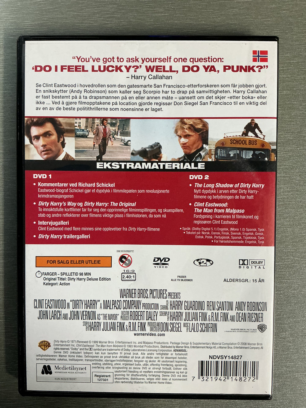 Dirty Harry Collection, 2001. DVD.