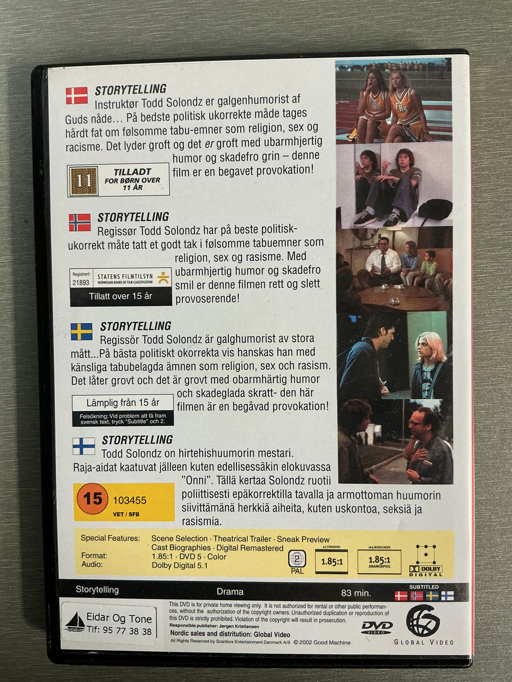 Storytelling. 2001. DVD.