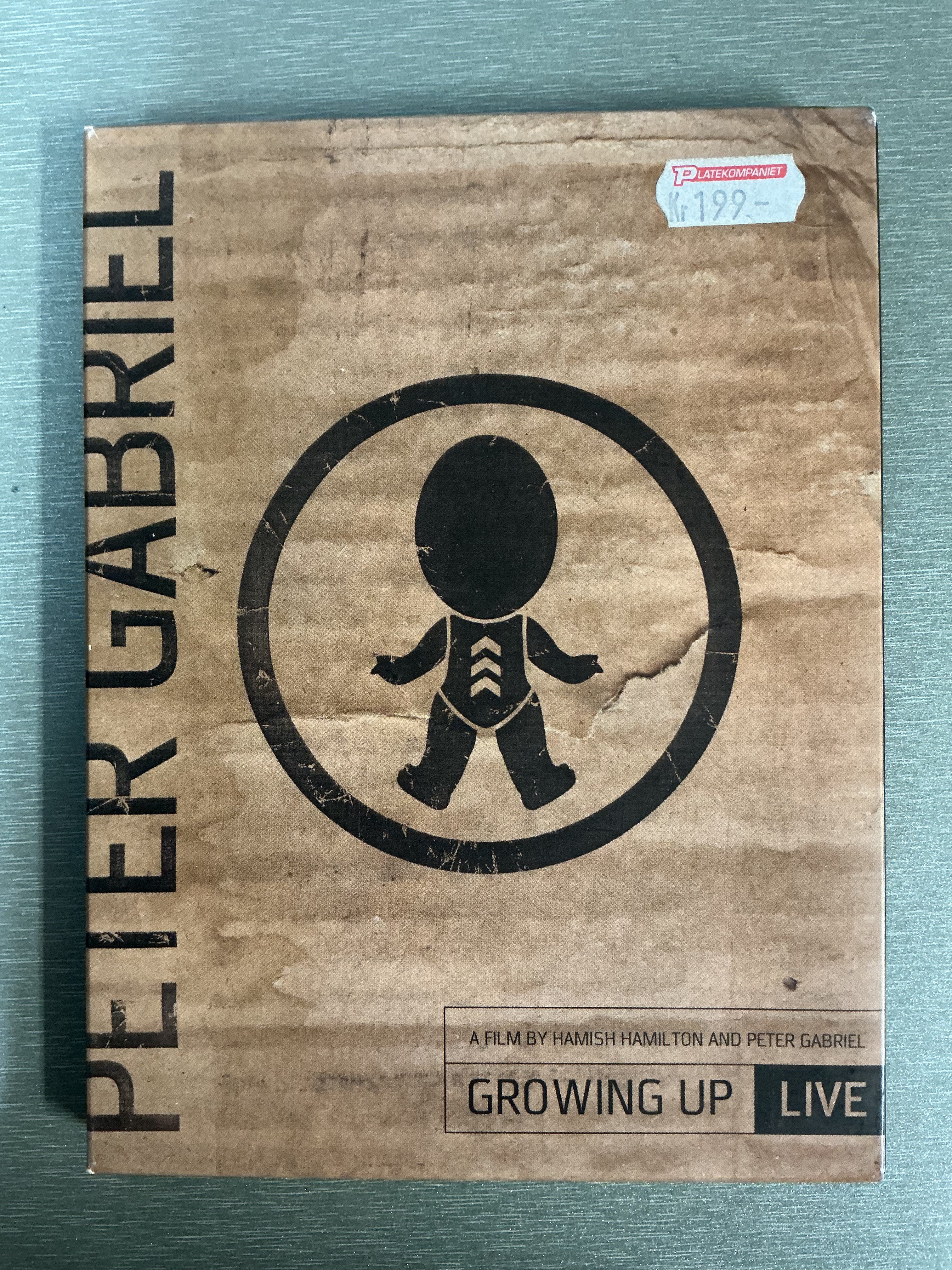Peter Gabriel: Growing Up Live. DVD.