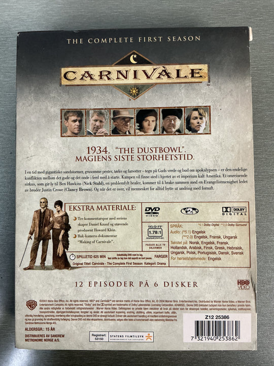 Carnivàle: The Complete First Season. DVD.