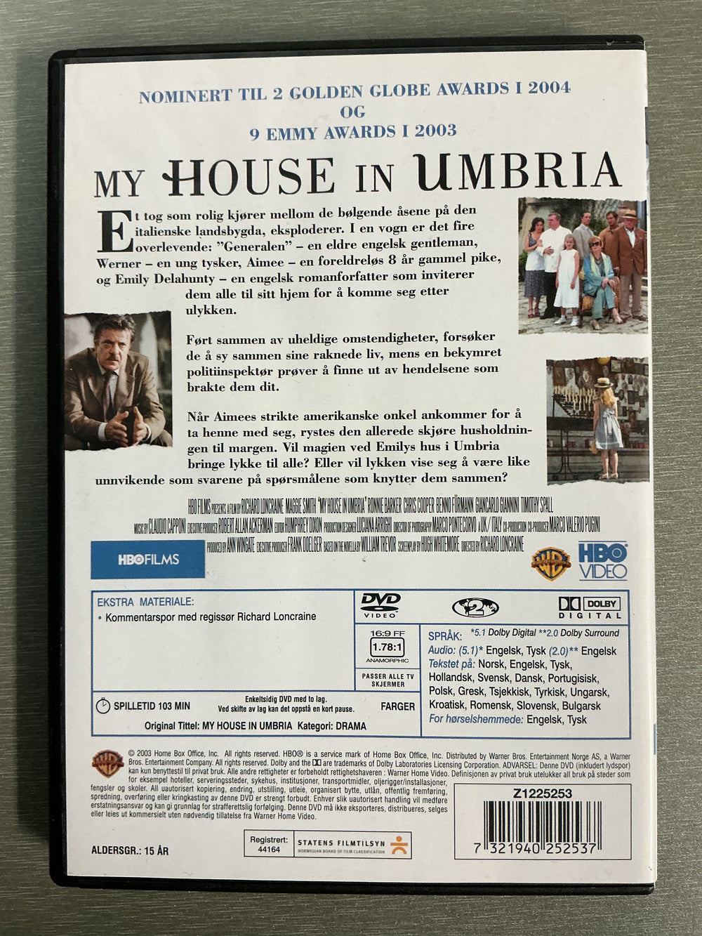 My House in Umbria. 2003. DVD.