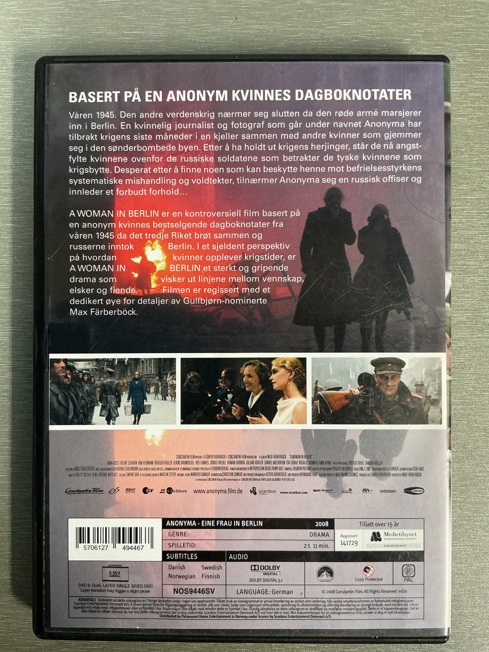 A Woman in Berlin. 2008. DVD.