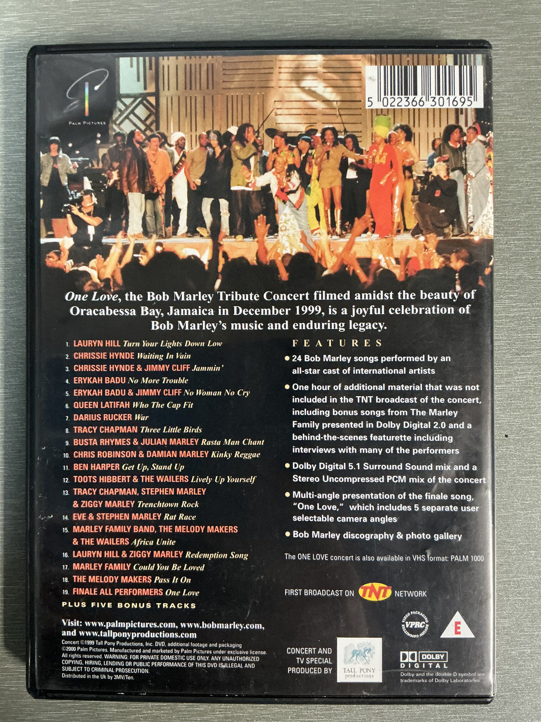 One Love: The Bob Marley All-Star Tribute. DVD.