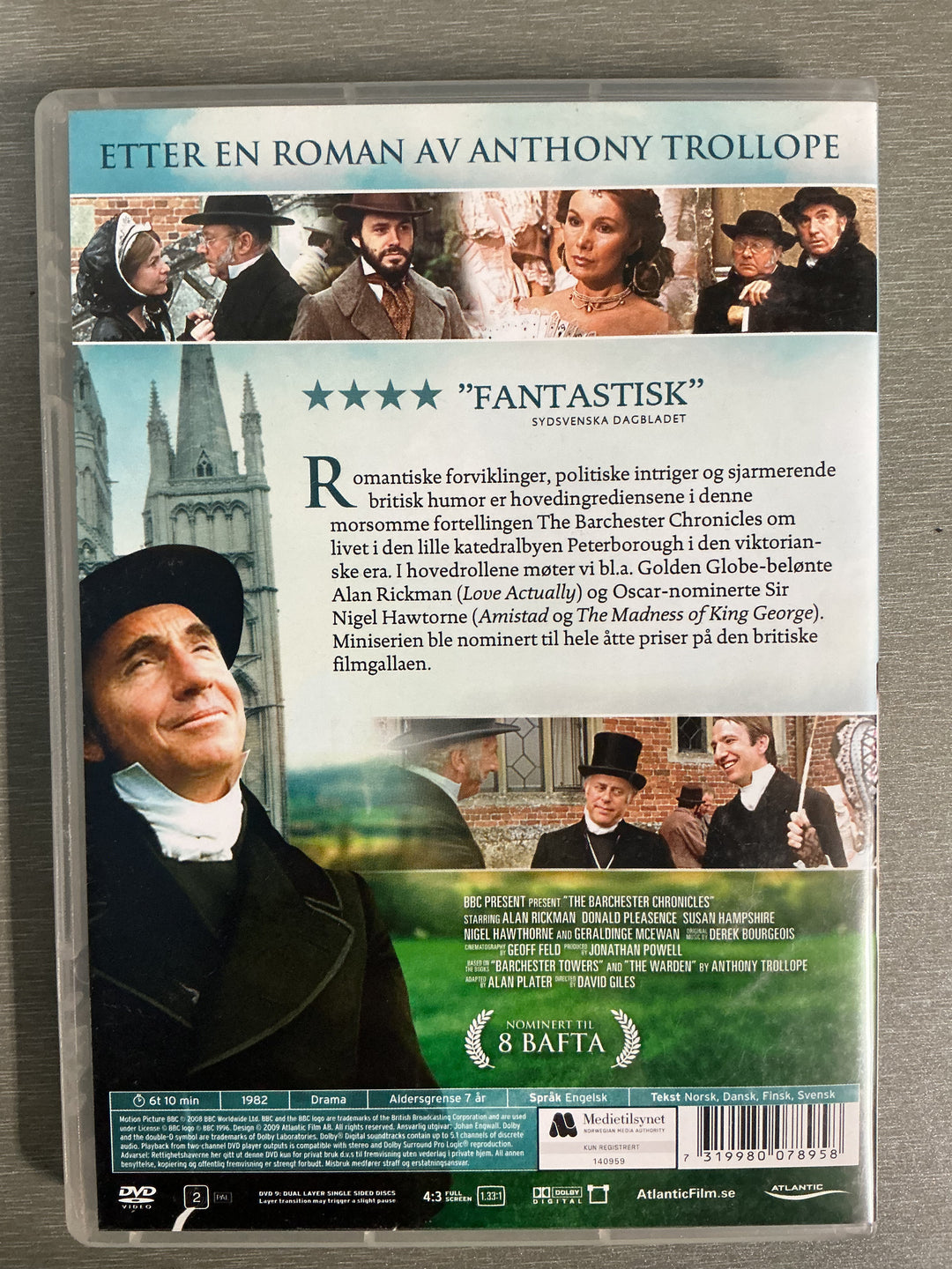 The Barchester Chronicles. DVD.
