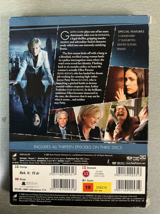Damages: The Complete First Season. DVD.