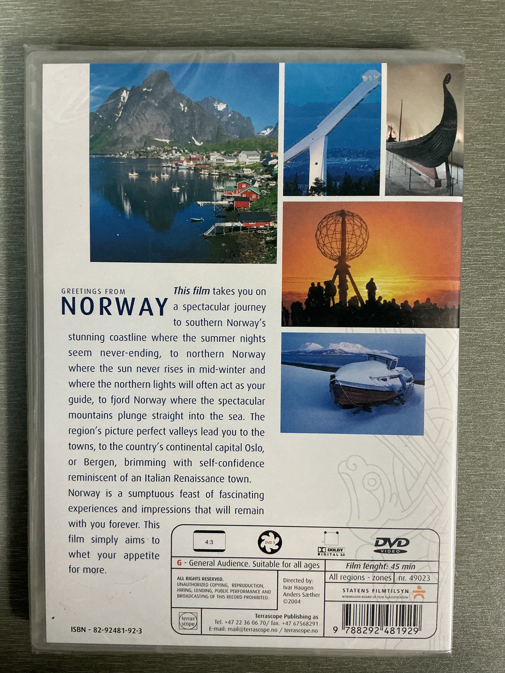 Greetings from Norway. DVD.