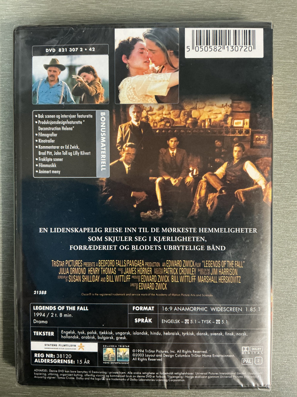 Lidenskapens Pris (1994). DVD.