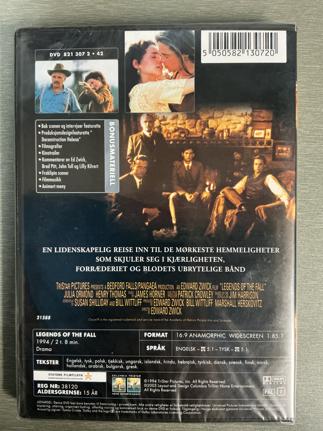Lidenskapens Pris (1994). DVD.