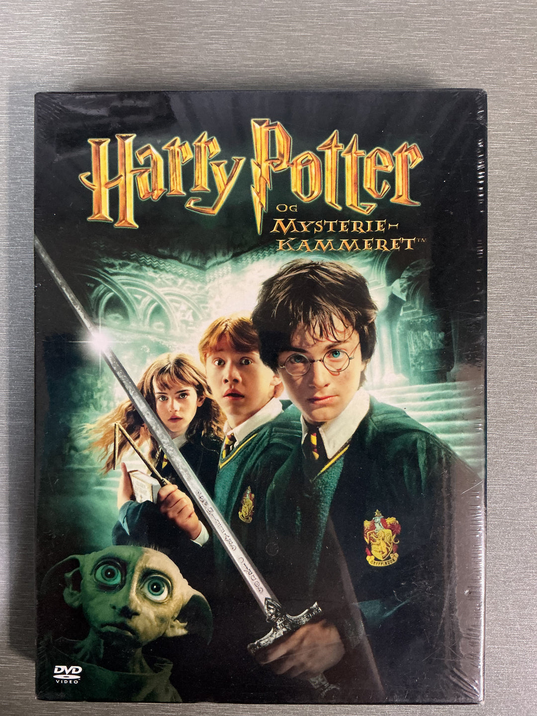 Harry Potter og Mysteriekammeret (2002). DVD.