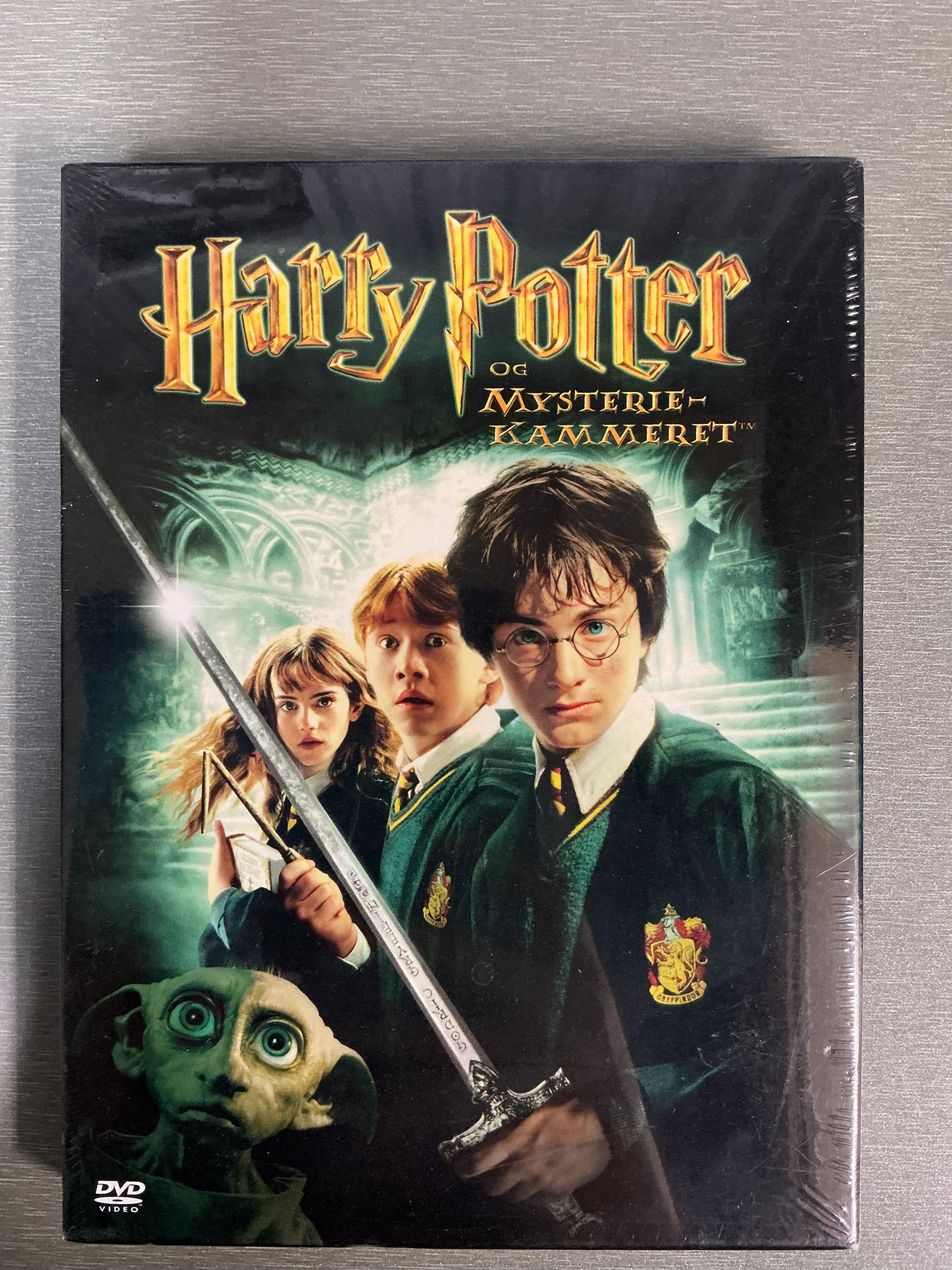 Harry Potter og Mysteriekammeret (2002). DVD.