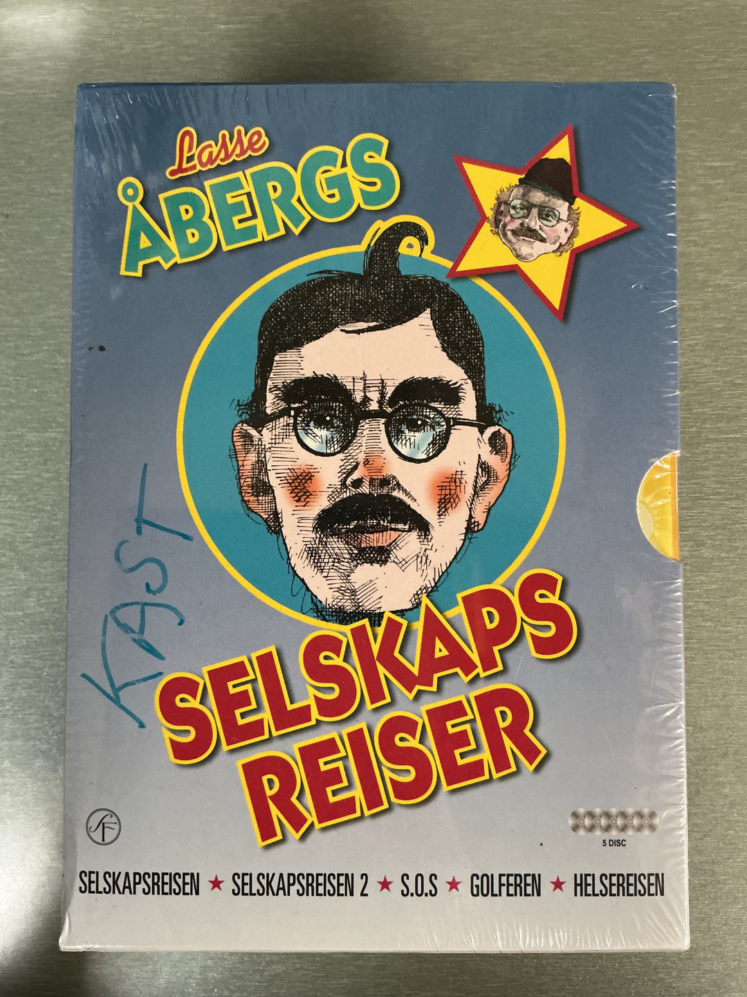 Lasse Åbergs Selskapsreiser. DVD.